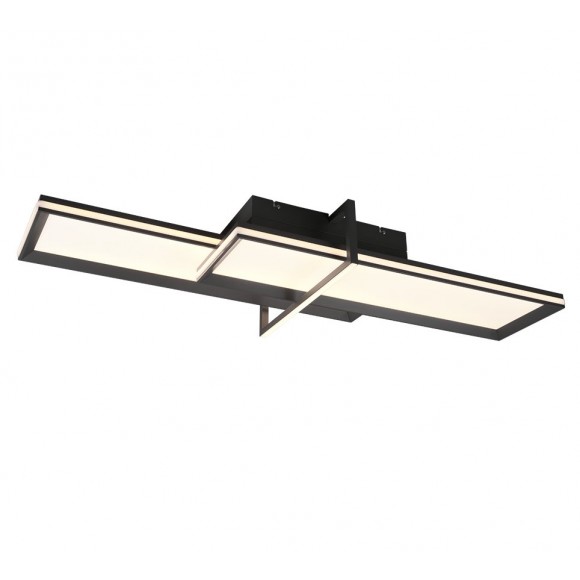 Trio 672110542 LED mennyezetre szerelhető lámpa Charleston 1x21W+12W | 2600lm+1600lm | 3000K - antracit