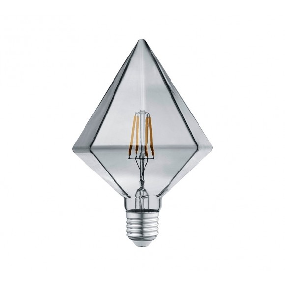 Trio 901-454 LED dizájn szálas izzó Kristall 1x4W | E27 | 140lm | 3000K - füstüveg
