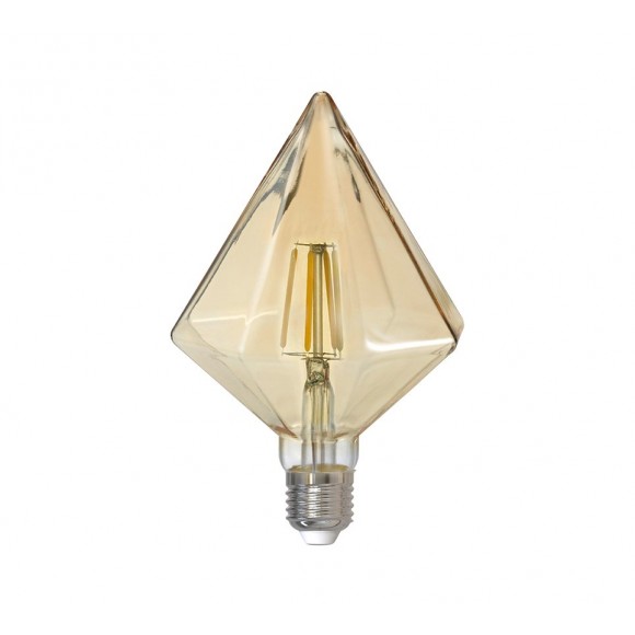 Trio 901-479 LED dizájn szálas izzó Kristall 1x4W | E27 | 320lm | 2700K - borostyánsárga