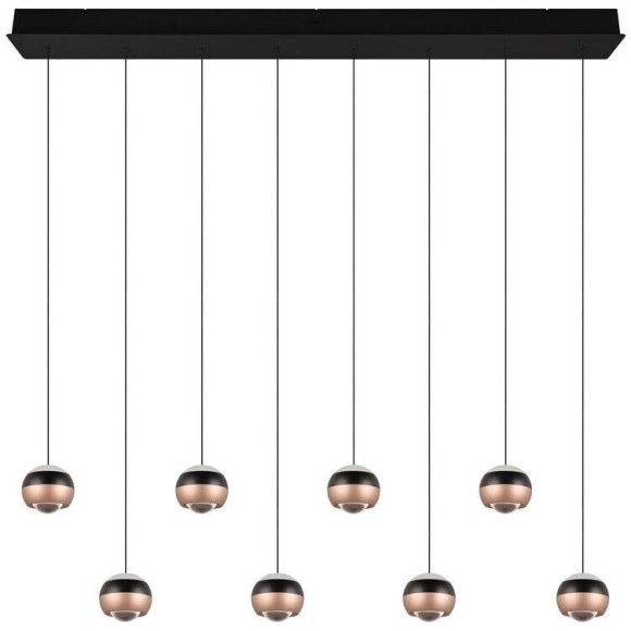 Trio SELECT  T344410832 LED mennyezeti függőlámpa ORBIT   | 8x8W integrált LED forrás | 8x960lm | 2300+3000+4000K