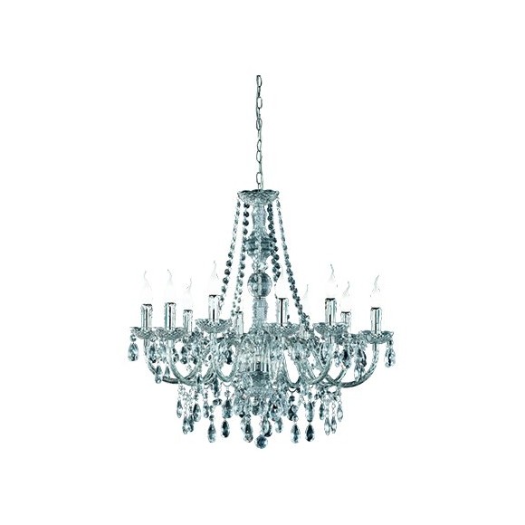 Trio R1170-00 mennyezeti függőlámpa Lüster 10x40W | E14 - króm
