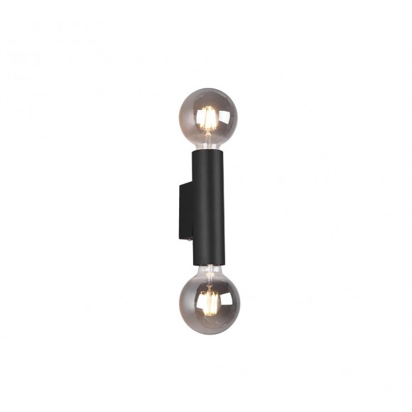 Trio R20182032 fali lámpa Vannes 2x40W | E27 - felső és alsó világítás, matt fekete