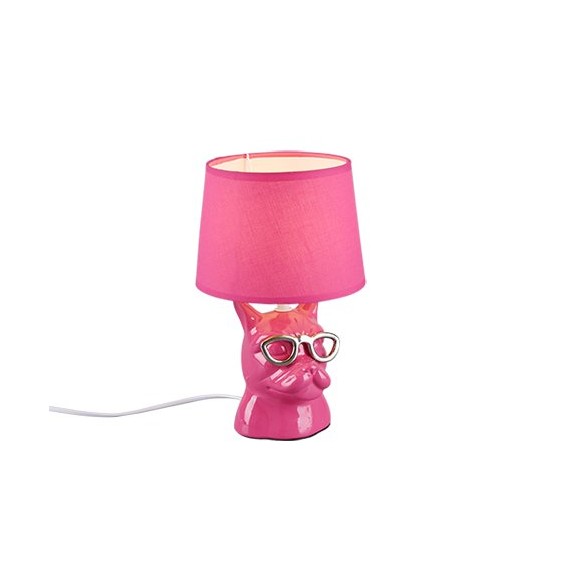 TRIO R50231093 Dosy asztali lámpa E14 1x40W rózsaszín