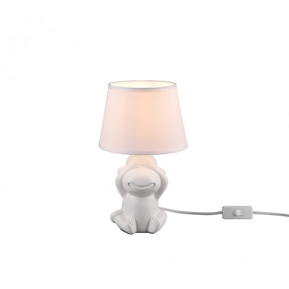 Trio R50851001 asztali lámpa 1x40W | E14 - billenőkapcsoló, fehér