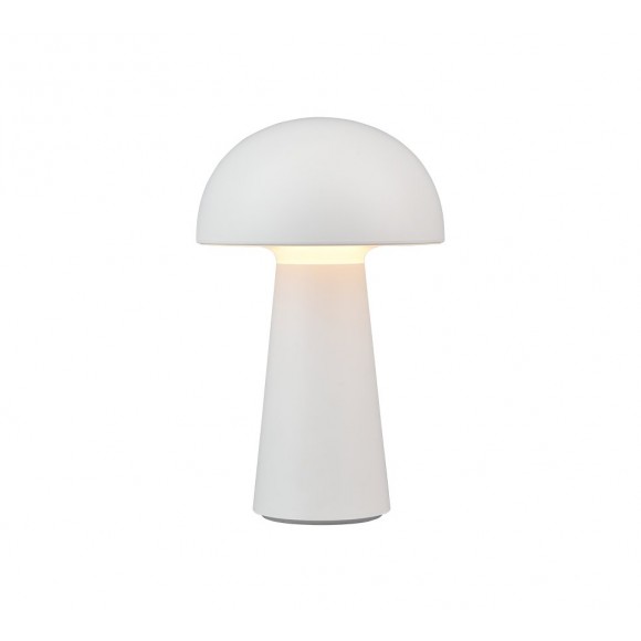 Trio R52176101 LED kerti asztali lámpa Lennon 1x2W | 180lm | 3000K | IP44 | - 3 fázisú fényerő-szabályozás, USB, fehér