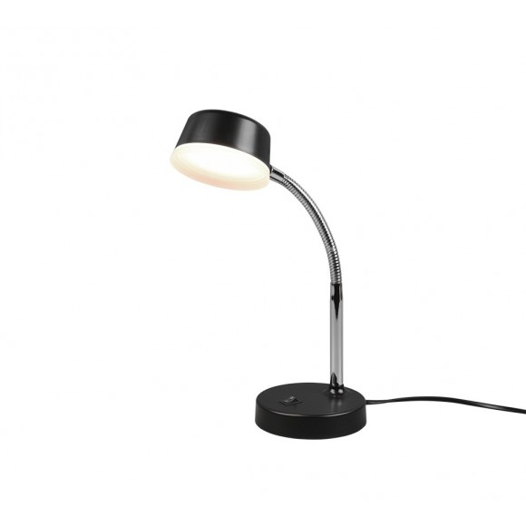 Trio R52501102 LED asztali lámpa Kiko 1x4,5W | 300lm | 3000K - mozgatható kar, kapcsoló a lámpán, fekete