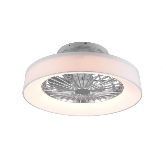 Trio R62662101 LED mennyezeti lámpa ventilátorral  Farsund 1x30W | 2200lm | 3000 - 6500K - külön kapcsolók, távirányító, szabályozható, 3 sebesség, időzítő, éjszakai üzemmód, fehér