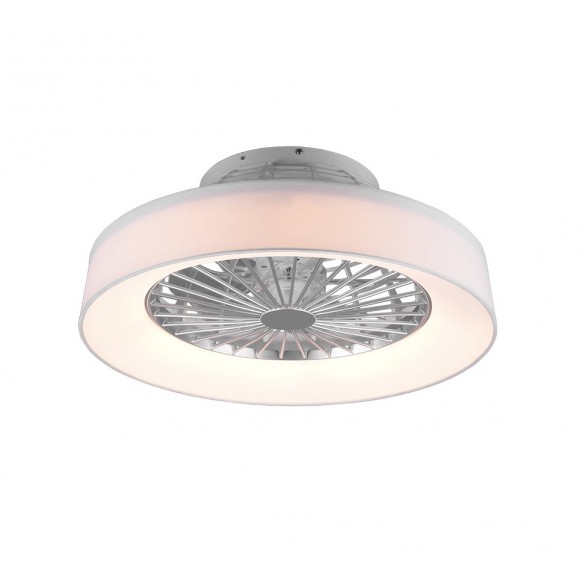 Trio R62662101 LED mennyezeti lámpa ventilátorral  Farsund 1x30W | 2200lm | 3000 - 6500K - külön kapcsolók, távirányító, szabályozható, 3 sebesség, időzítő, éjszakai üzemmód, fehér