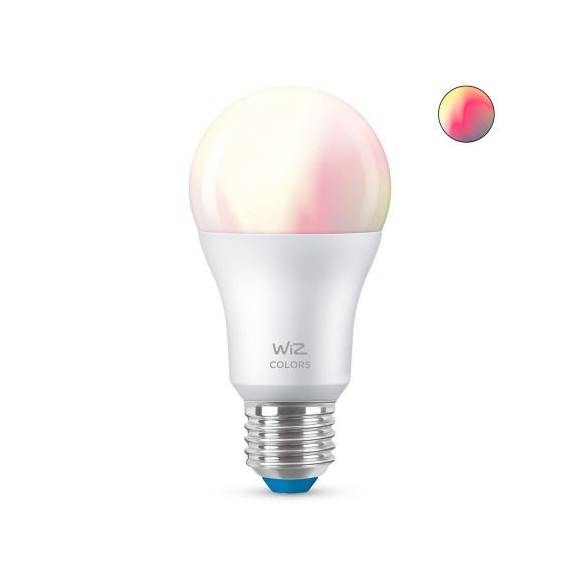 WiZ Colors 8718699787059 intelligens LED izzó E27 | 1x8W | 806lm | 2200-6500K | RGB