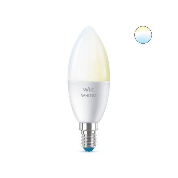 WiZ Tunable white 8718699787073 intelligens LED izzó E14 | 1x4,9W | 470lm | 2700-6500K