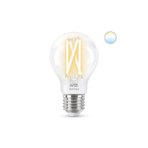 WiZ Tunable white 8718699787158 intelligens LED szénszálas izzó E27 | 1x6,7W | 806lm | 2700-6500K