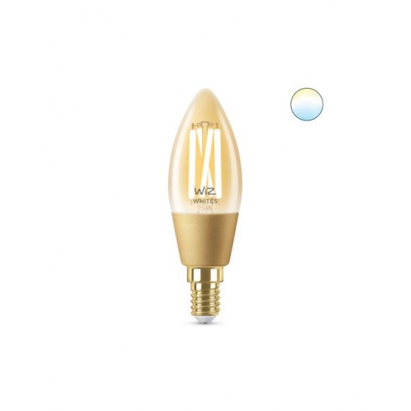 WiZ Tunable white 8718699787257 LED dizájn izzó E14 | 1x4,9W | 370lm | 2000-5000K