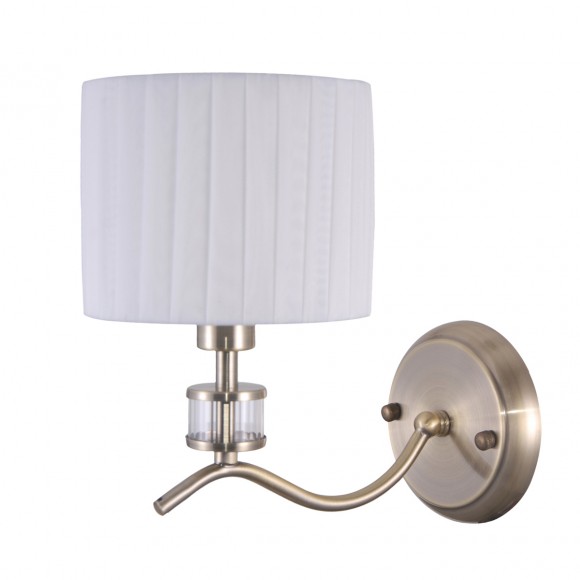 Italux WL-28343-1 fali lámpa Ferlena 1x40W | E14 | IP20 - bronz/fehér színű