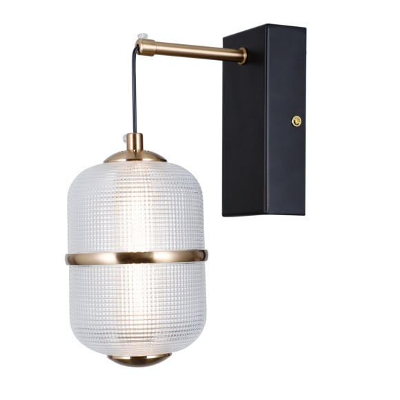 Italux WL-34375-1-BK LED fali lámpa Alani | 6W LED | 588lm | 3000K