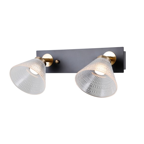 Italux WL-34393-2-BK-HBR LED mennyezeti spotlámpa Orella | 8W LED | 466lm | 3000K