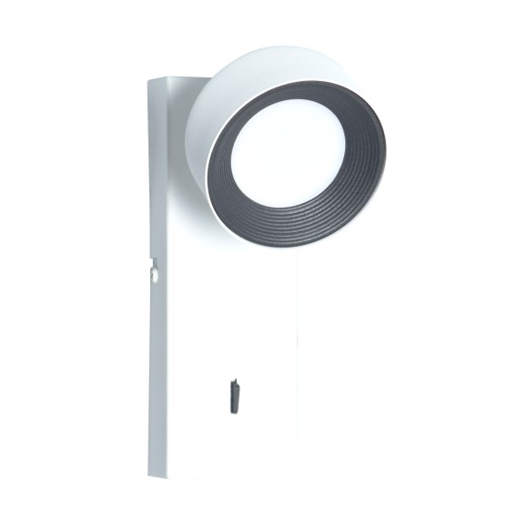 Italux 5906630853137 LED fali spotlámpa Fonten | 1.8W integrált LED forrás | 4000K | kapcsolóval | fehér