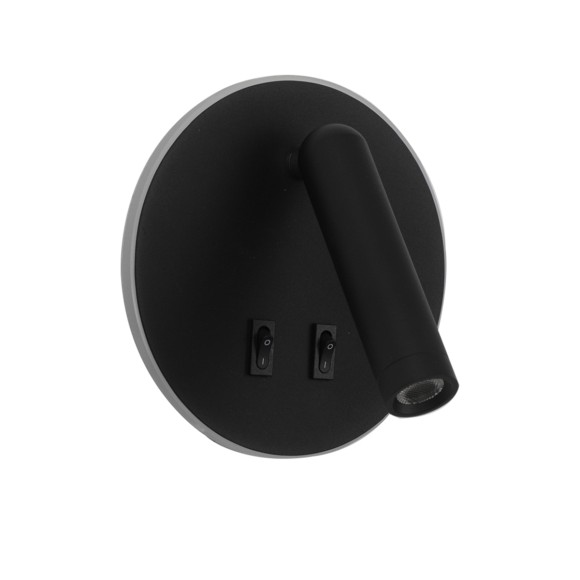 Italux WL-53742-1-BK LED fali spotlámpa Furla | 8W LED | 516lm | 3000K