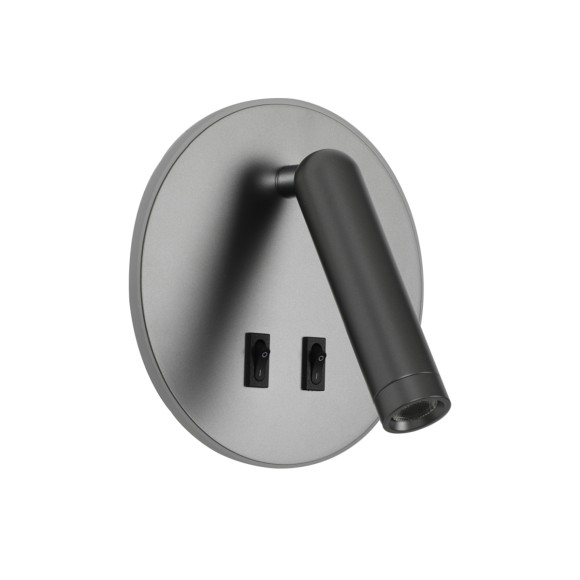 Italux WL-53742-1-GR LED fali spotlámpa Furla | 8W LED | 516lm | 3000K