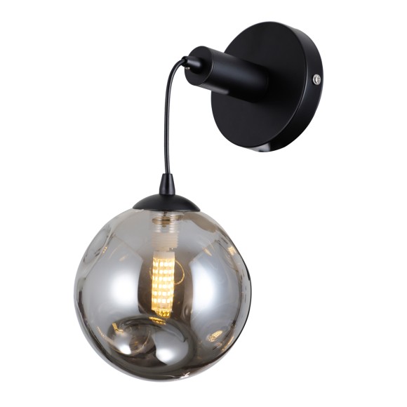 Italux WL-54456-1A-BK-SMG fali lámpa Perlos | 1x5W G9
