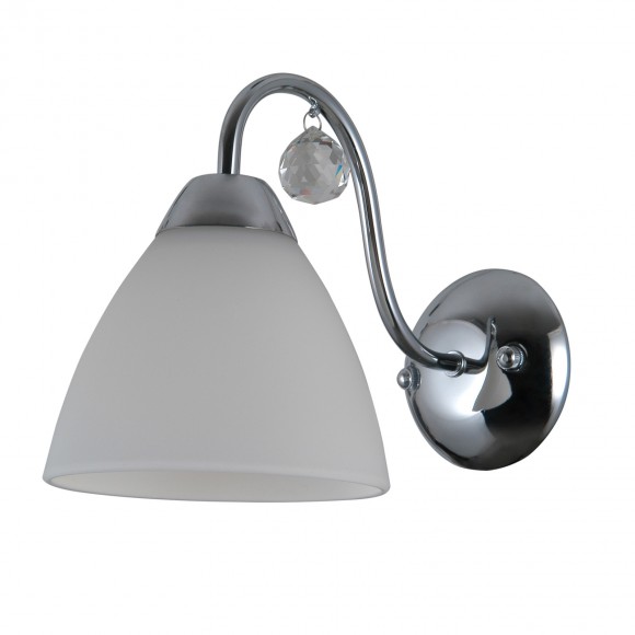 Italux WL-5643-1 fali lámpa Lugano 1x40W | E27 | IP20 - szín króm/fehér