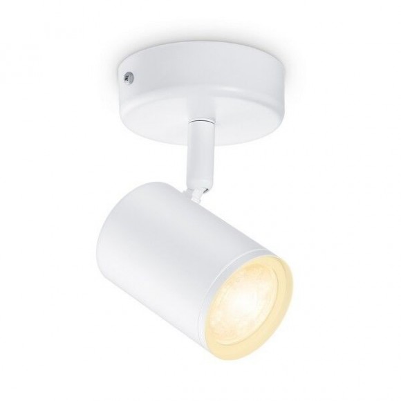 WiZ Tunable White 8719514551756 LED mennyezeti spotlámpa Imageo 1x5W | GU10 | 345lm | 2700-6500K - szabályozható, fehér