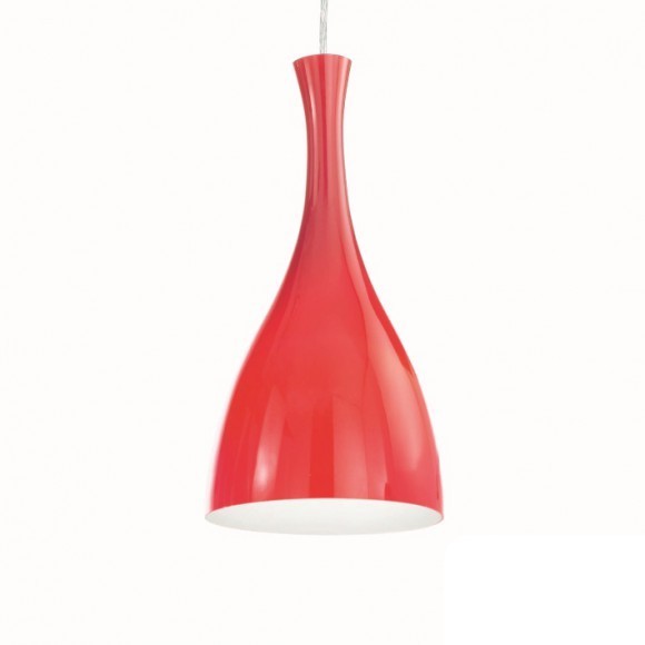 Ideal Lux 013251 mennyezeti függőlámpa Olimpia Rosso 1x60W|E27 - piros