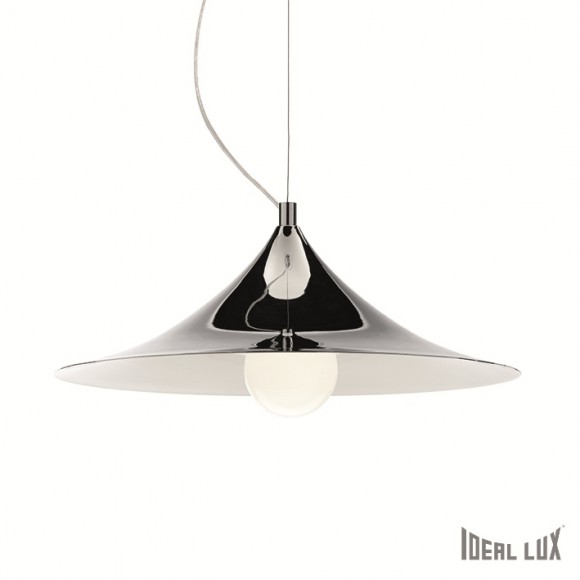függőlámpa Ideal Lux Mandarin SP1 Cromo 1x60W E27 - dizájnos