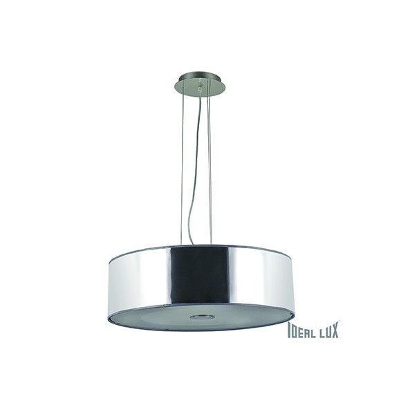 függőlámpa csillár Ideal lux Woody Cromo SP 5x40W E27 - modern komplex világítás