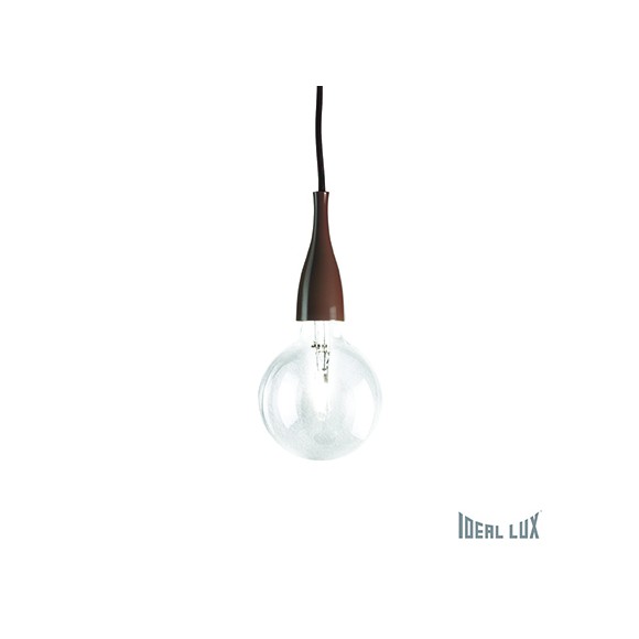 Ideal Lux 112466 zsinóros lámpa Minimal Coffee 1x70W|E27 - kávészínű