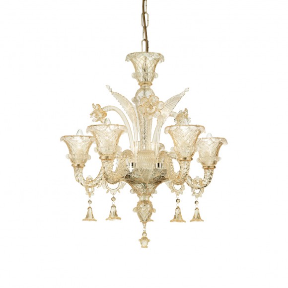 Ideal Lux 137377 mennyezeti függőlámpa Antoinetta 5x40W|E14