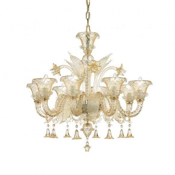 függőcsillár Ideal Lux Antonietta SP8 8x40W E14 - luxus romantika