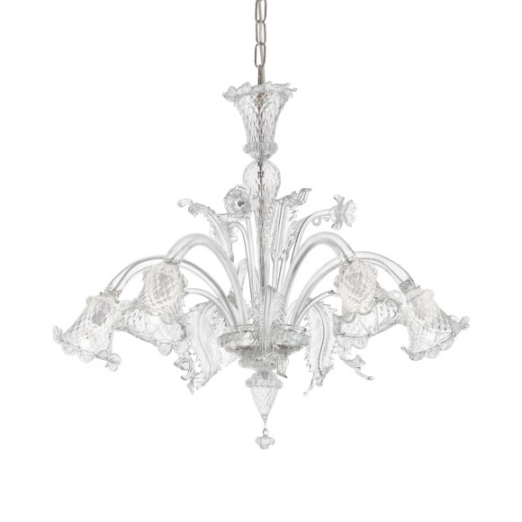függőlámpa Ideal lux Rialto SP5 5x40W E14 - luxus sorozat