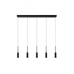 Lucide 24401/35/30 LED függőcsillár Tubule 5x1,4W | 600 lm | 2700K