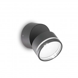 Ideal Lux 285450 LED kültéri fali lámpa Omega Ap Round 1x7W | 610lm | 3000K | IP54