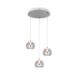 Trio T331630306 LED függőcsillár FLYNT  | 8W integrált LED forrás | 3x880lm | 2300+3000+4000K