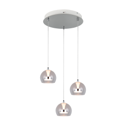 Trio T331630306 LED függőcsillár FLYNT  | 8W integrált LED forrás | 3x880lm | 2300+3000+4000K