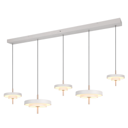 Trio T340210576 LED függőcsillár KEATON  | 50W integrált LED forrás | 1x5900lm | 2300+3000+4000K