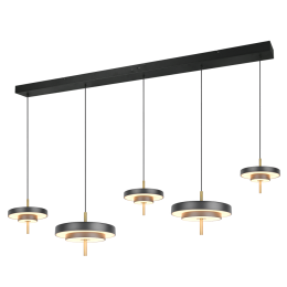 Trio T340210580 LED függőcsillár KEATON  | 50W integrált LED forrás | 1x5900lm | 2300+3000+4000K
