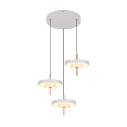 Trio T340230376 LED függőcsillár KEATON  | 10W integrált LED forrás | 3x1200lm | 2300+3000+4000K