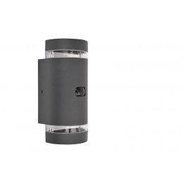 Lutec 5604014118 kültéri fali lámpa érzékelővel Focus 2x7W | GU10 | IP44