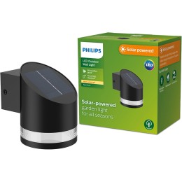 Philips 8720169265585 LED napelemes kültéri fali lámpa Fyve | 1,5W integrált LED forrás | 200lm | 27