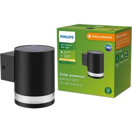 Philips 8720169265547 LED napelemes kültéri fali lámpa Fyce | 1,5W integrált LED forrás | 200lm | 27