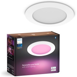 Philips Hue 8720169264212 LED fürdőszobai spotlámpa Slim downlight | 12W integrált LED forrás | 2200