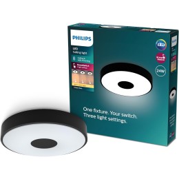 Philips 8720169301290 LED mennyezetre szerelhető lámpa Coiner  | 24W integrált LED forrás | 2700lm |