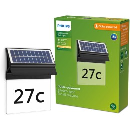 Philips 8720169265462 LED napelemes kültéri fali lámpa Enkara | 0,2W integrált LED forrás | 17lm | 2