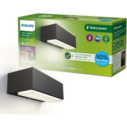 Philips 8720169257313 LED kültéri fali lámpa Stratosphere | 3,8W integrált LED forrás | 800lm | 2700