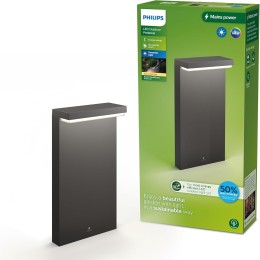 Philips 8720169257290 LED kültéri oszloplámpa Bustan | 3,8W integrált LED forrás | 800lm | 2700K