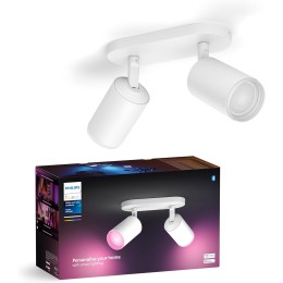 Philips HUE  8720169319455 LED mennyezeti spotlámpa Fugato  | 2x4,2W GU10 | 2000-6500K+RGBK