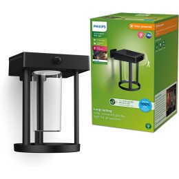 Philips 8720169263932 LED napelemes kültéri fali lámpa Camill | 1,4W integrált LED forrás | 250lm |