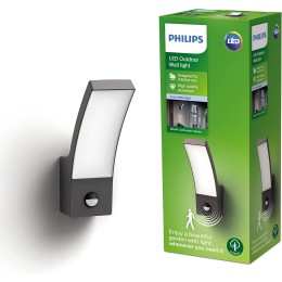 Philips 8719514417731 LED kültéri fali lámpa Splay érzékelővel 1x12W | 1200lm | 4000K | IP44